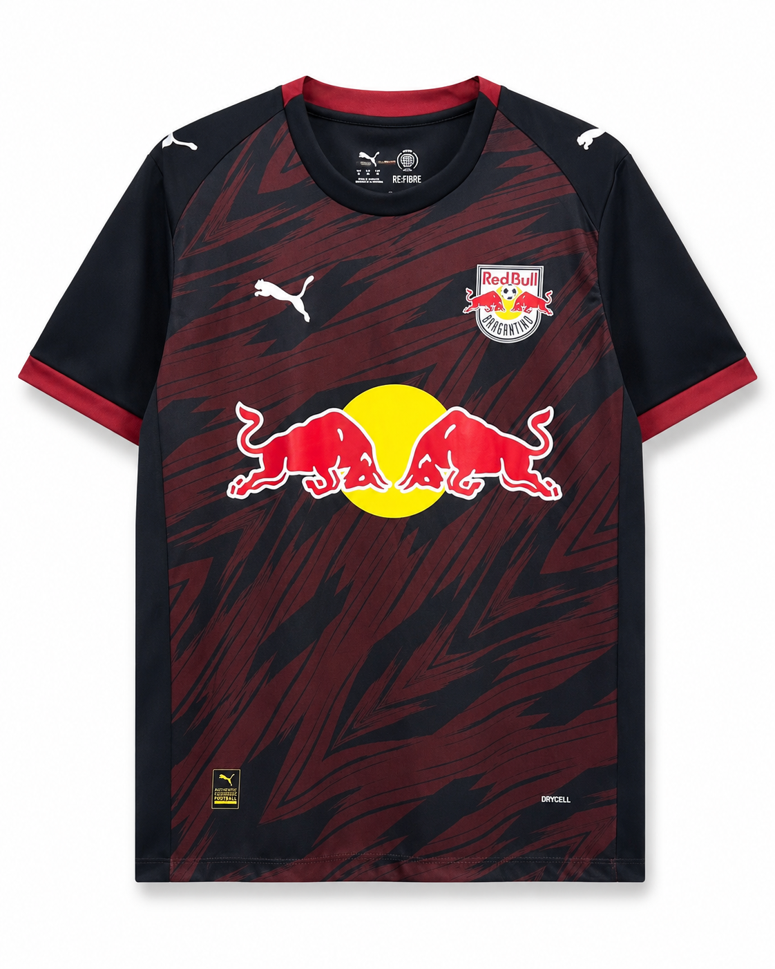 Maillot Red Bull Bragantino Away 2026 – Noir Bordeaux