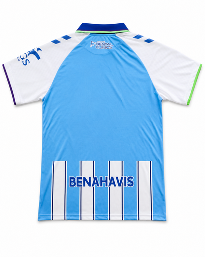 Maillot Málaga CF Domicile 2026-2027 – Bleu Ciel et Blanc