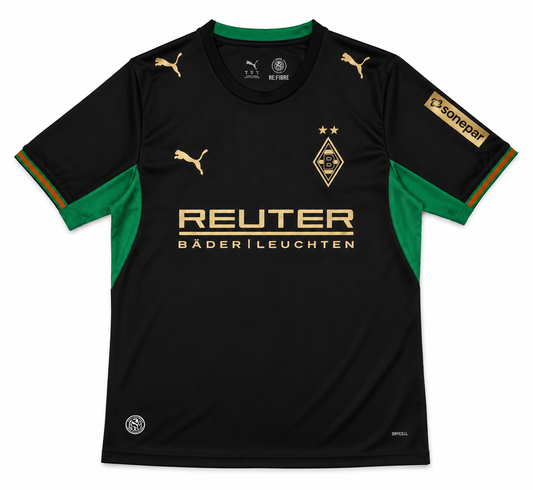 Maillot Extérieur Borussia Mönchengladbach 2026/2027 Noir Vert | FIFAFOOT