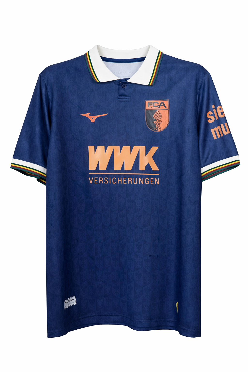 Maillot FC Augsburg Extérieur 2025-2026 Bleu | Jersey Officiel Bundesliga | FIFAFOOT)