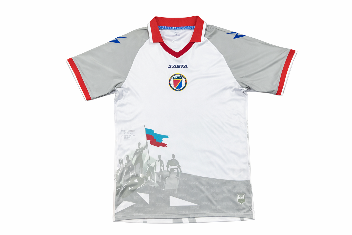 Maillot Haïti Extérieur blanc  🇭🇹 2026-2027 – Football Officiel SAETA