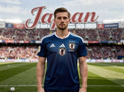 Maillot Japon Domicile 🇯🇵  2026-2027 – Jersey Officiel Adidas Bleu | FIFAFOOT