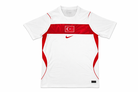 Maillot Turquie Domicile 2026-2027 🇹🇷 Blanc & Rouge – Tenue Officielle Football | FIFAFOOT