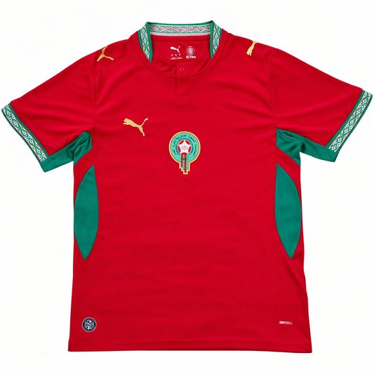Maillot Maroc Domicile 2026-2027 🇲🇦 | Tenue Officielle Puma Football – FIFAFOOT