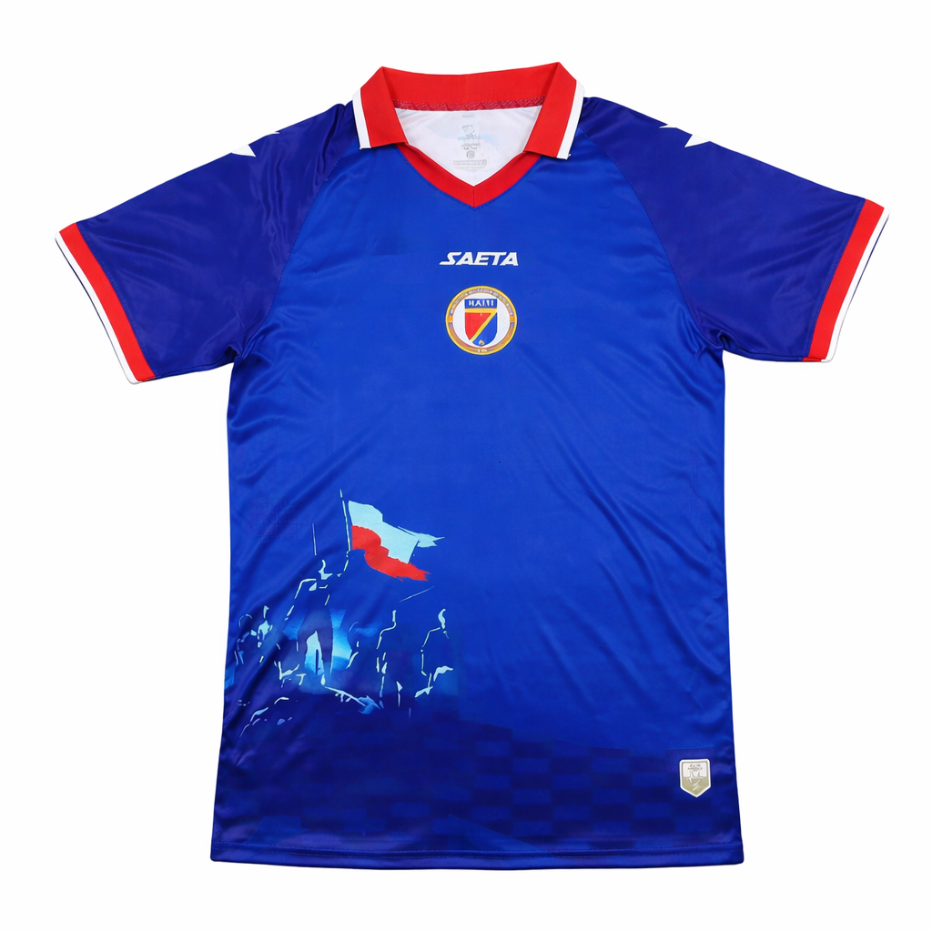 Maillot Haïti Domicile Bleu – Football Officiel SAETA🇭🇹 2026-2027