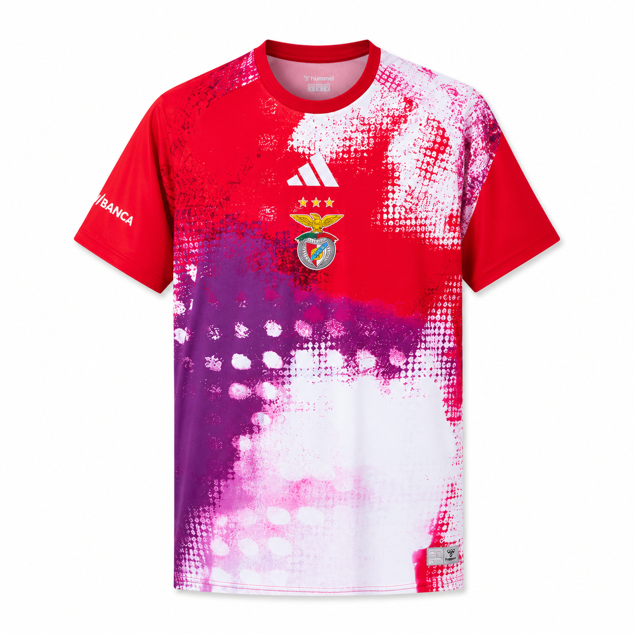 Maillot Pré-Match Benfica 2026-2027 Rouge Violet Blanc – Jersey Training SL Benfica Football