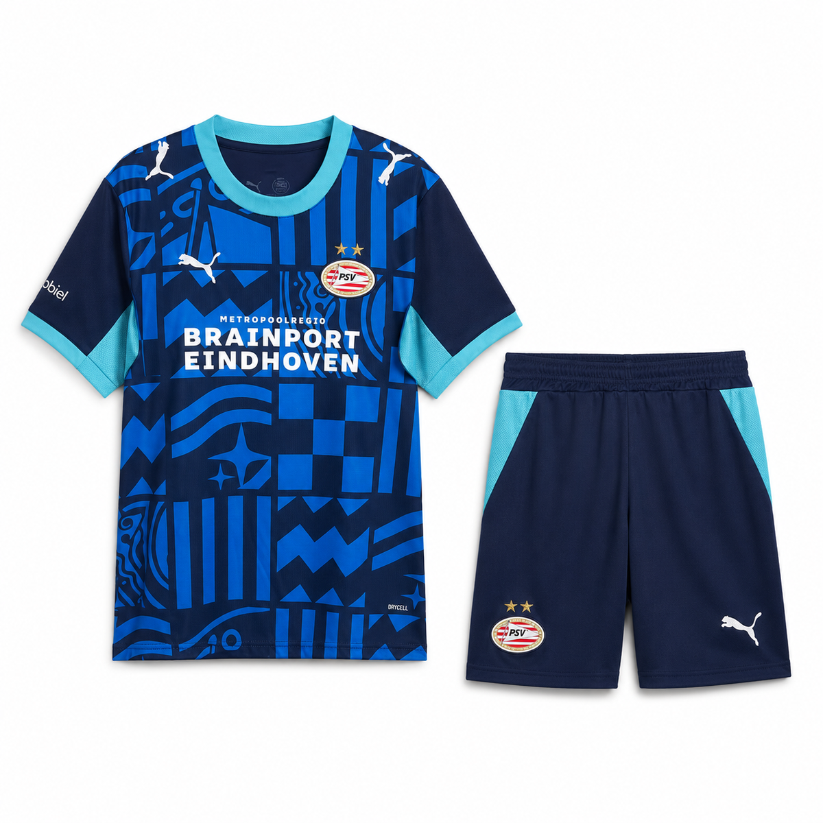 Maillot PSV Eindhoven Third 2026-2027 – Bleu Marine et Bleu Électrique