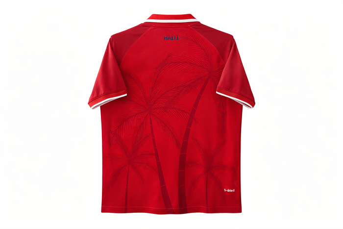 Maillot Haïti Third Rouge🇭🇹 2026-2027 – Football Officiel SAETA
