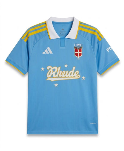 Maillot Third Como 1907 2026-2027 Bleu Ciel & Jaune