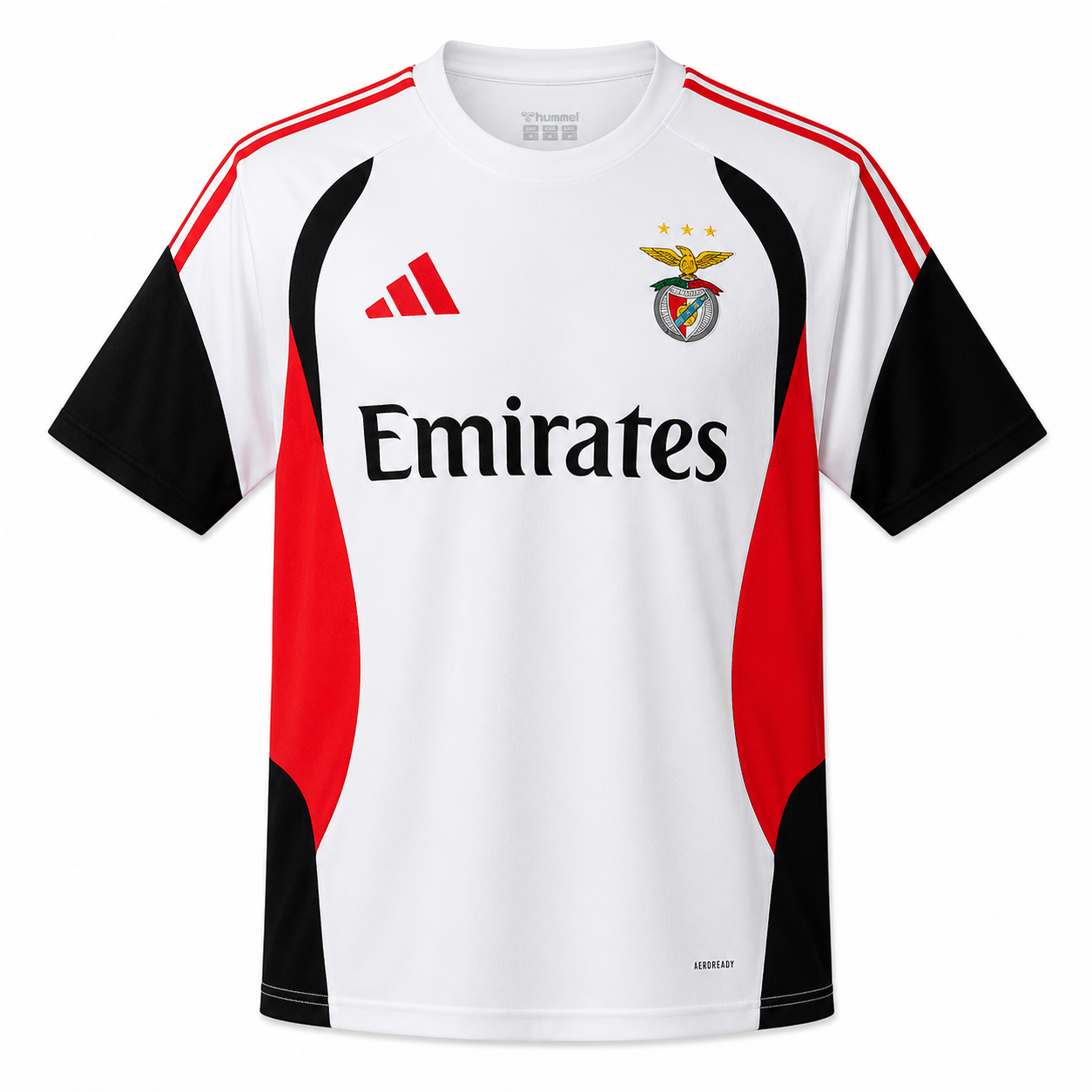 Maillot Entraînement Benfica 2026-2027 Blanc Noir Rouge – Jersey Training SL Benfica Football Homme