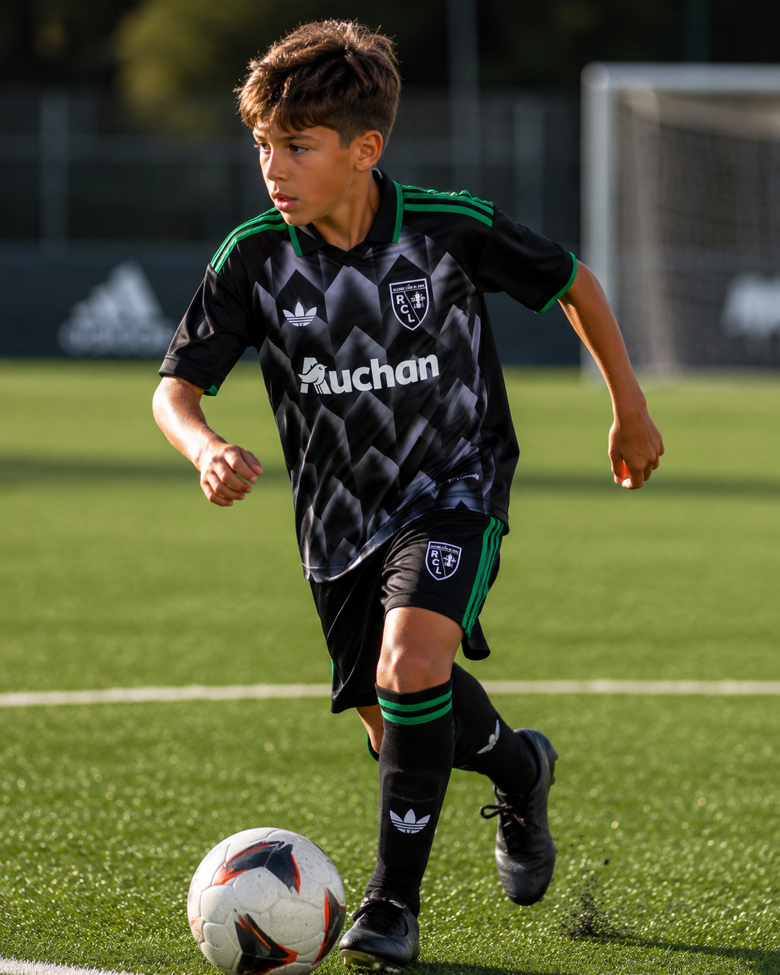 Maillot Extérieur RC Lens 2026-2027 Homme et Enfant | Noir & vert