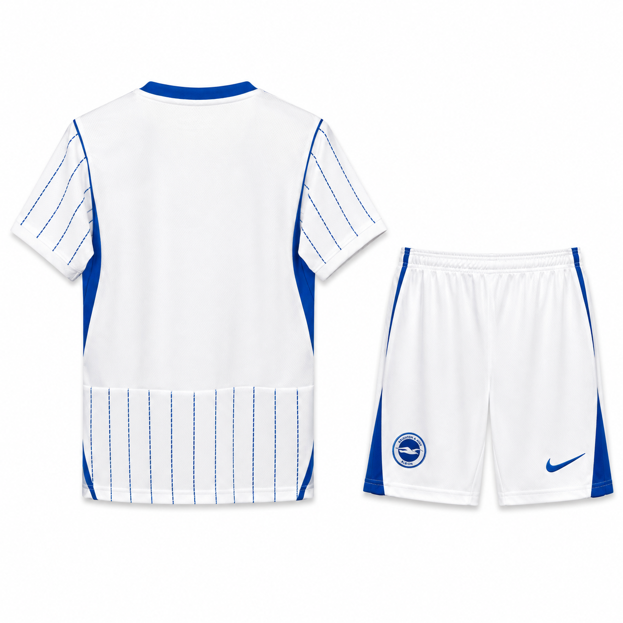 Maillot Brighton Extérieur 2026-2027 – Blanc & Bleu