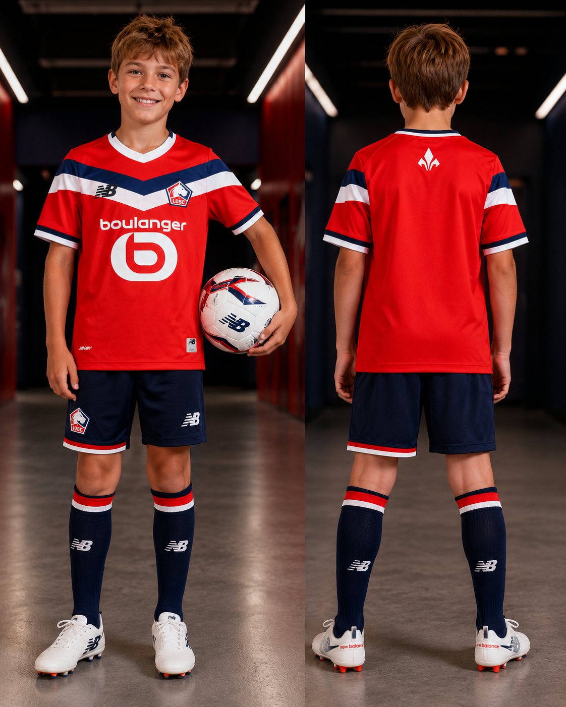 Maillot Lille LOSC Domicile 2026-2027 Rouge Football Homme