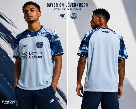 Maillot Bayer Leverkusen Away 2026-2027 – Extérieur Bleu