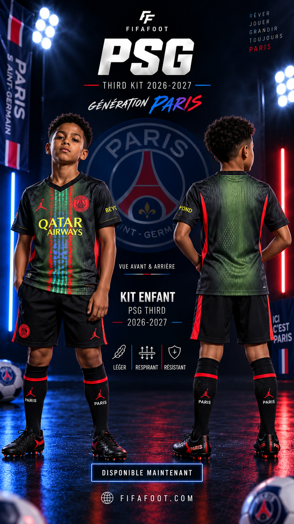 Maillot PSG Third 2026-2027 – Paris Saint-Germain