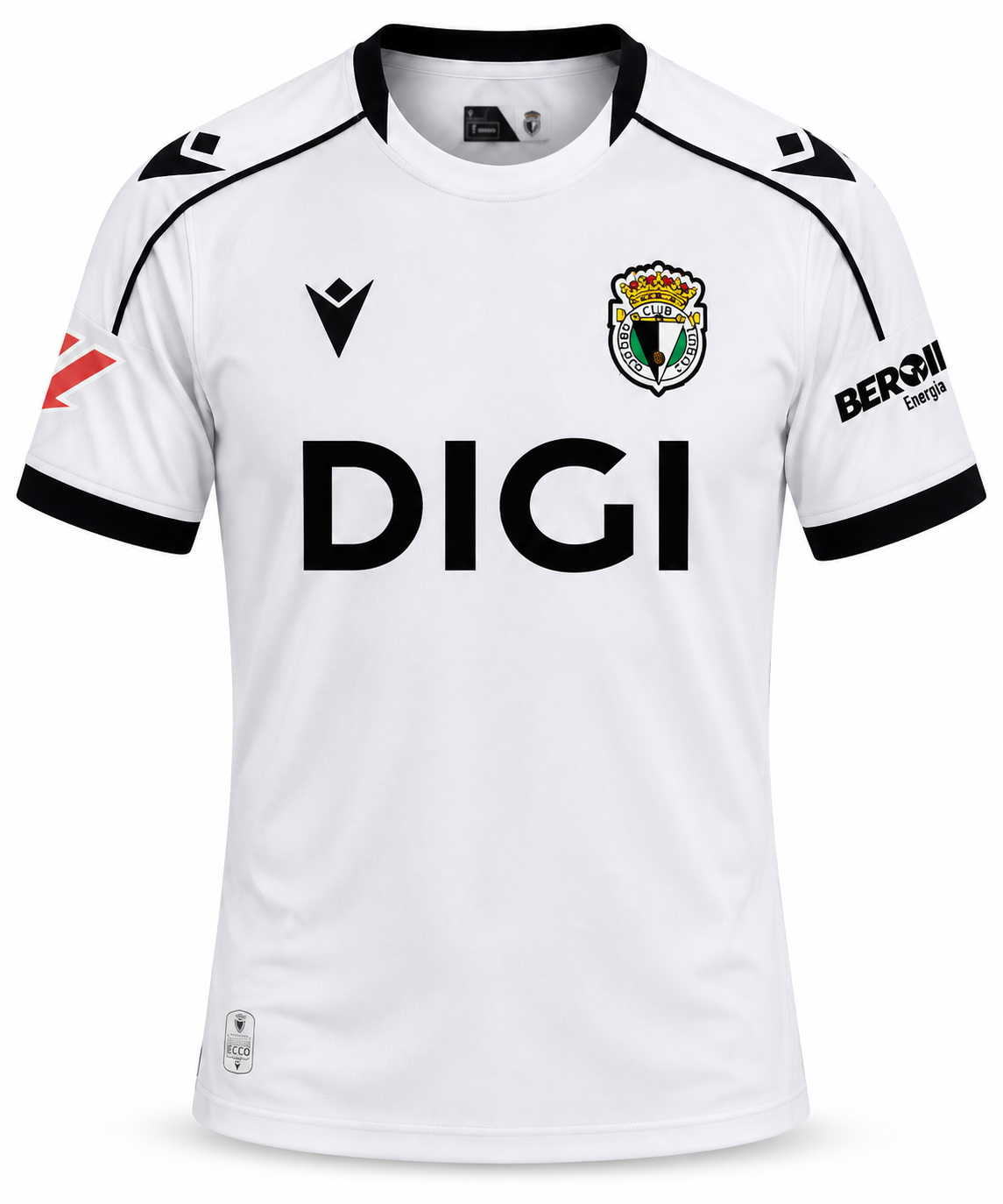 Maillot Domicile Burgos CF 2026-2027 vue de face