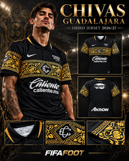 Chivas Guadalajara 2026/27 Third Jersey – affiche premium FIFAFOOT