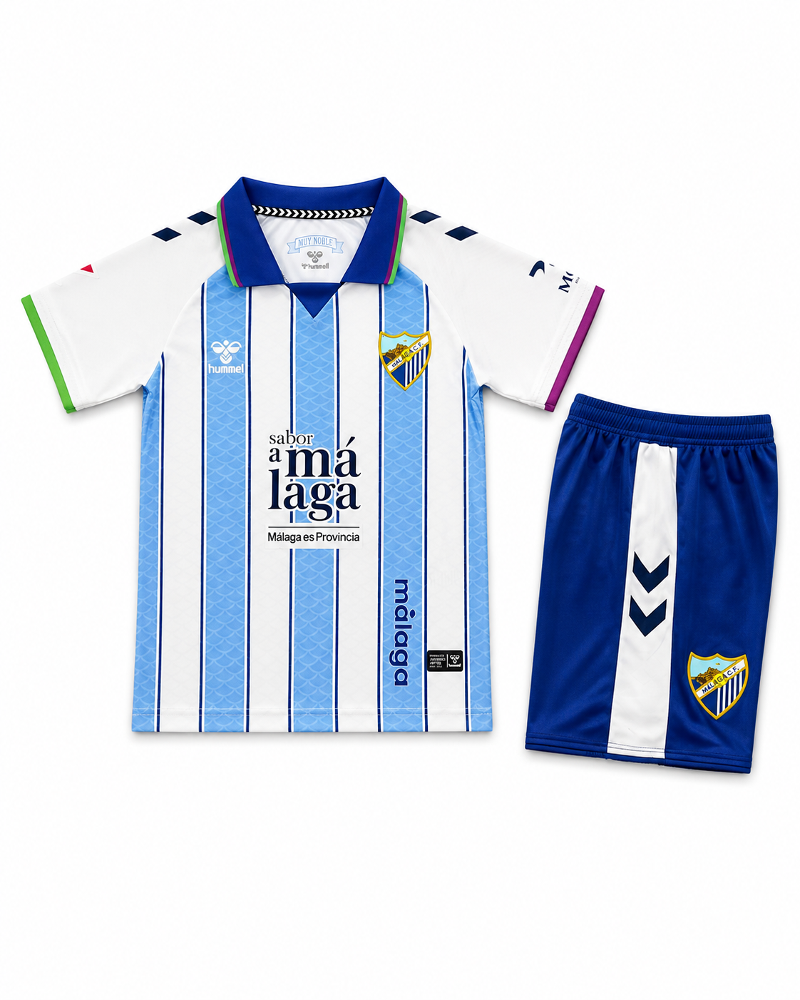 Maillot Málaga CF Domicile 2026-2027 – Bleu Ciel et Blanc