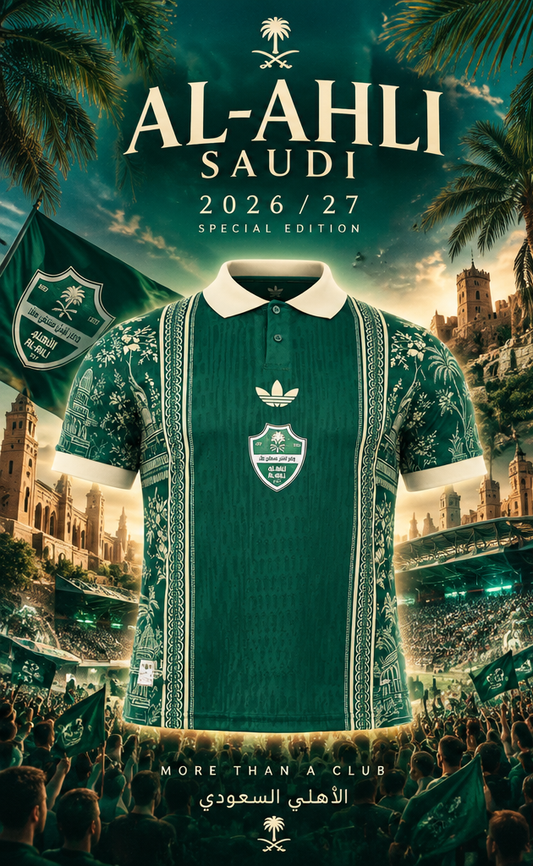 Maillot Al-Ahli Saudi Special Edition Green 2026/27 – affiche