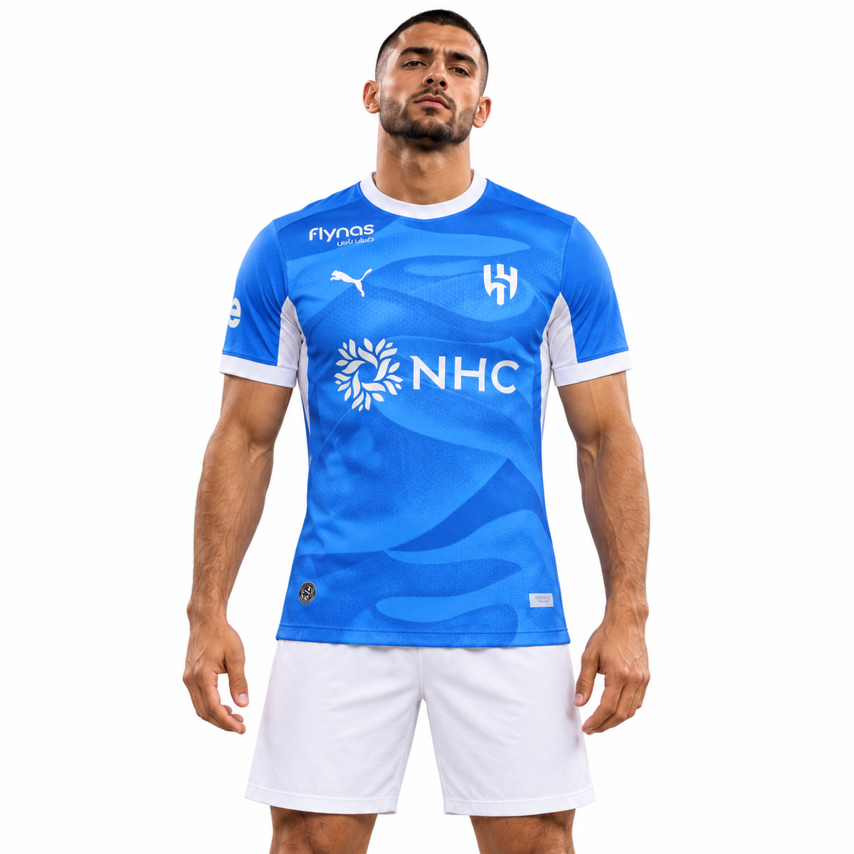 Maillot Al-Hilal domicile 2026-2027 bleu — mannequin