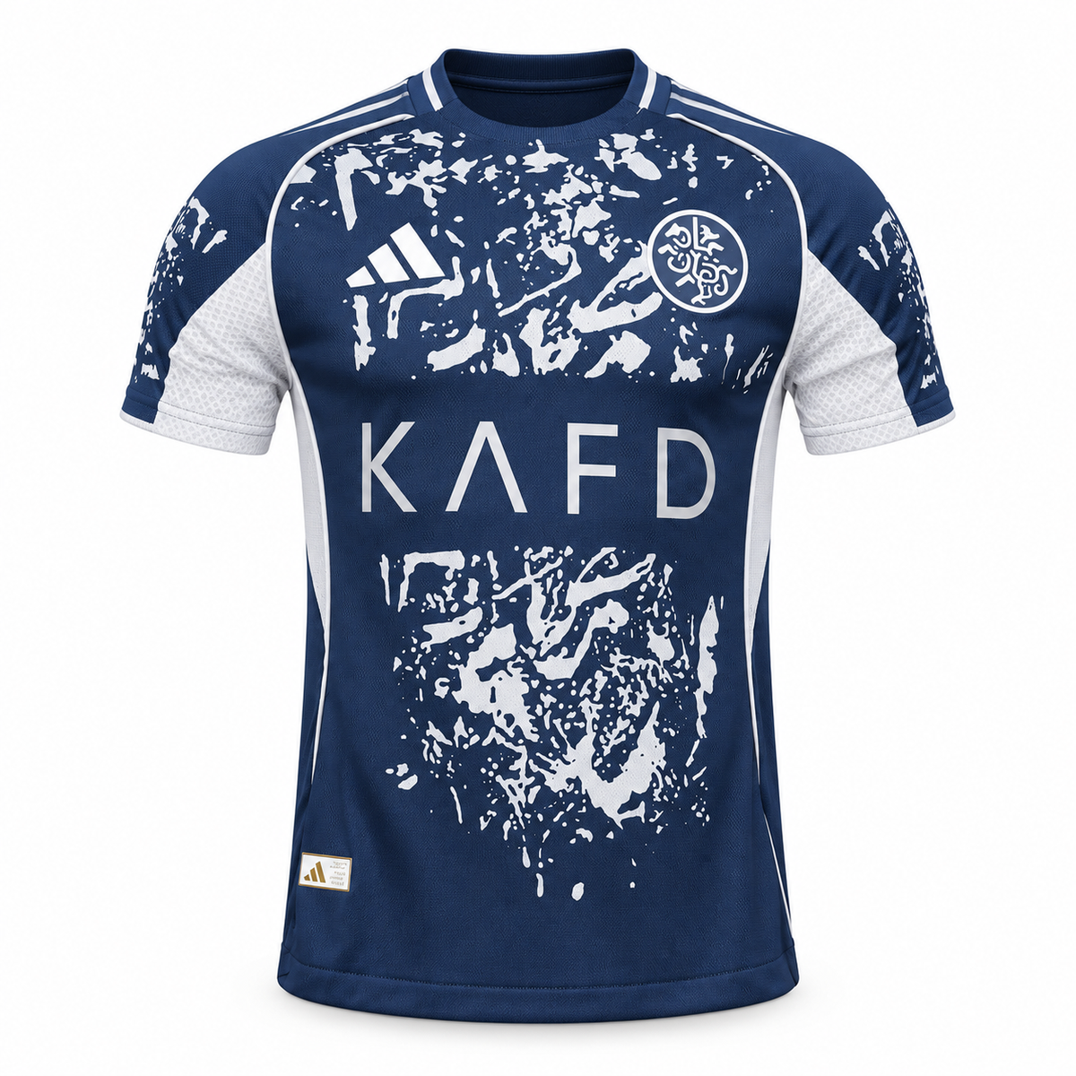Maillot Al-Nassr 2026–2027 édition spéciale bleu marine — face