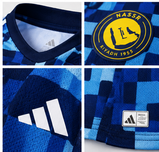 Al-Nassr maillot entraînement bleu 2026/27 detail