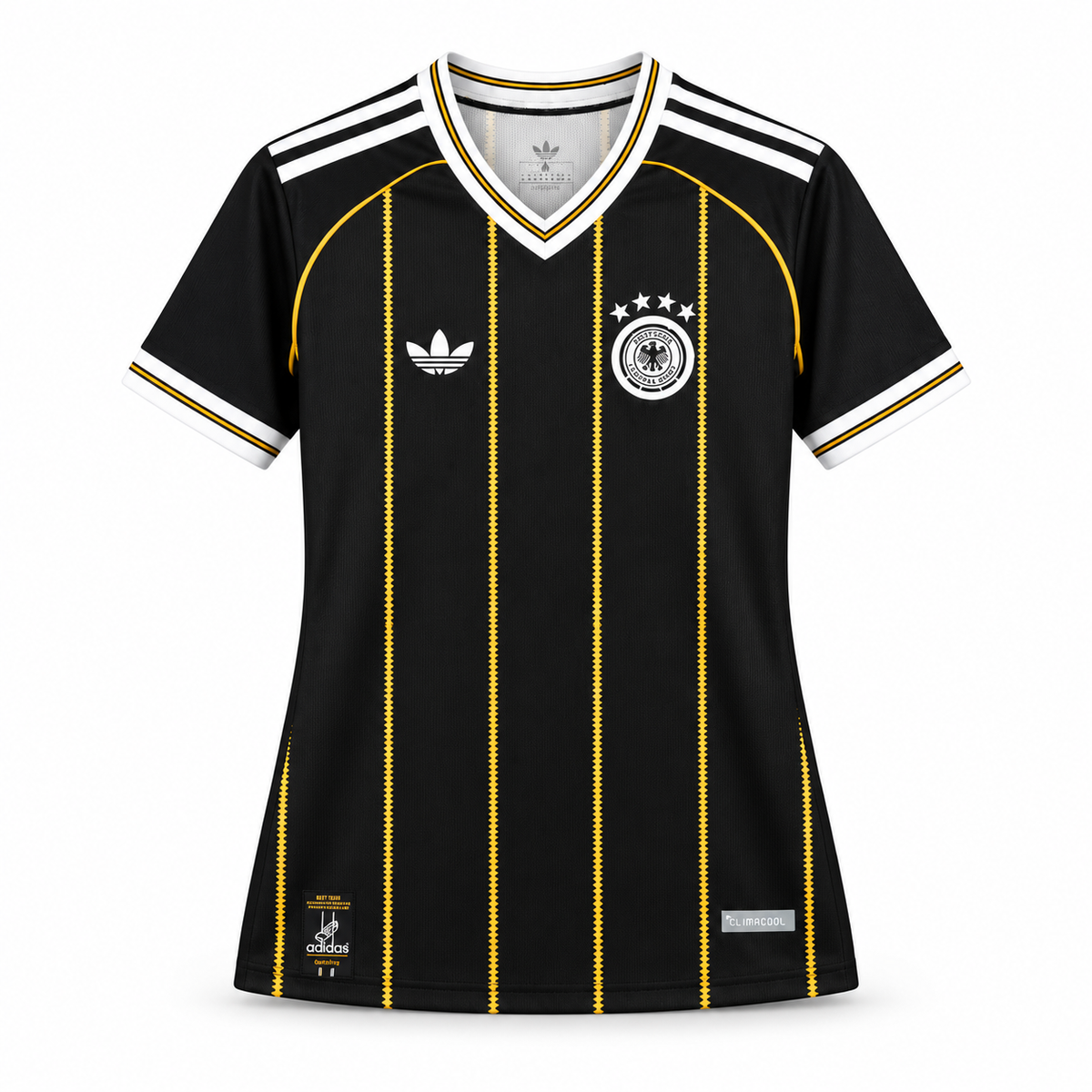 Maillot Allemagne Third Away 2026-2027 noir et or — face
