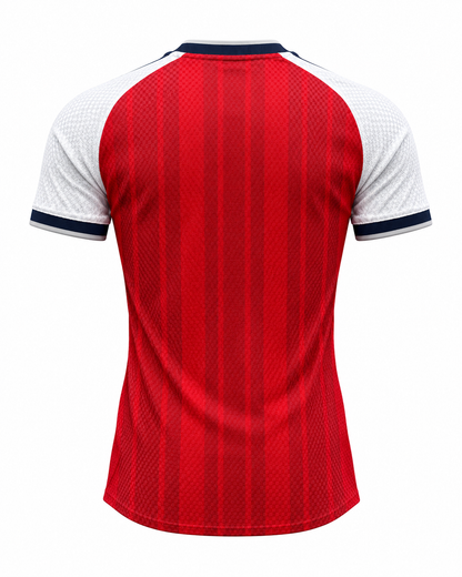 Arsenal maillot domicile Player 2027 2028 vue arrière fond blanc