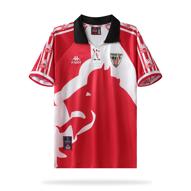 Face avant maillot rétro Athletic Bilbao 1997-98