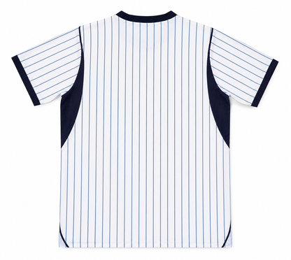 Maillot Extérieur Inter Milan 2026-2027 Blanc à Fines Rayures Bleues