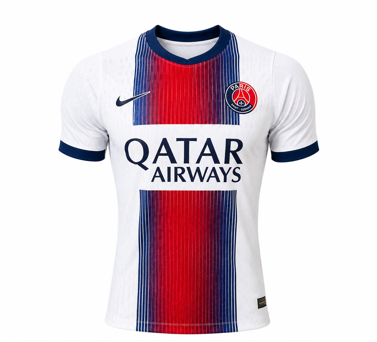 Maillot PSG Extérieur 2026/2027 – Paris Saint-Germain Blanc Bleu et Rouge