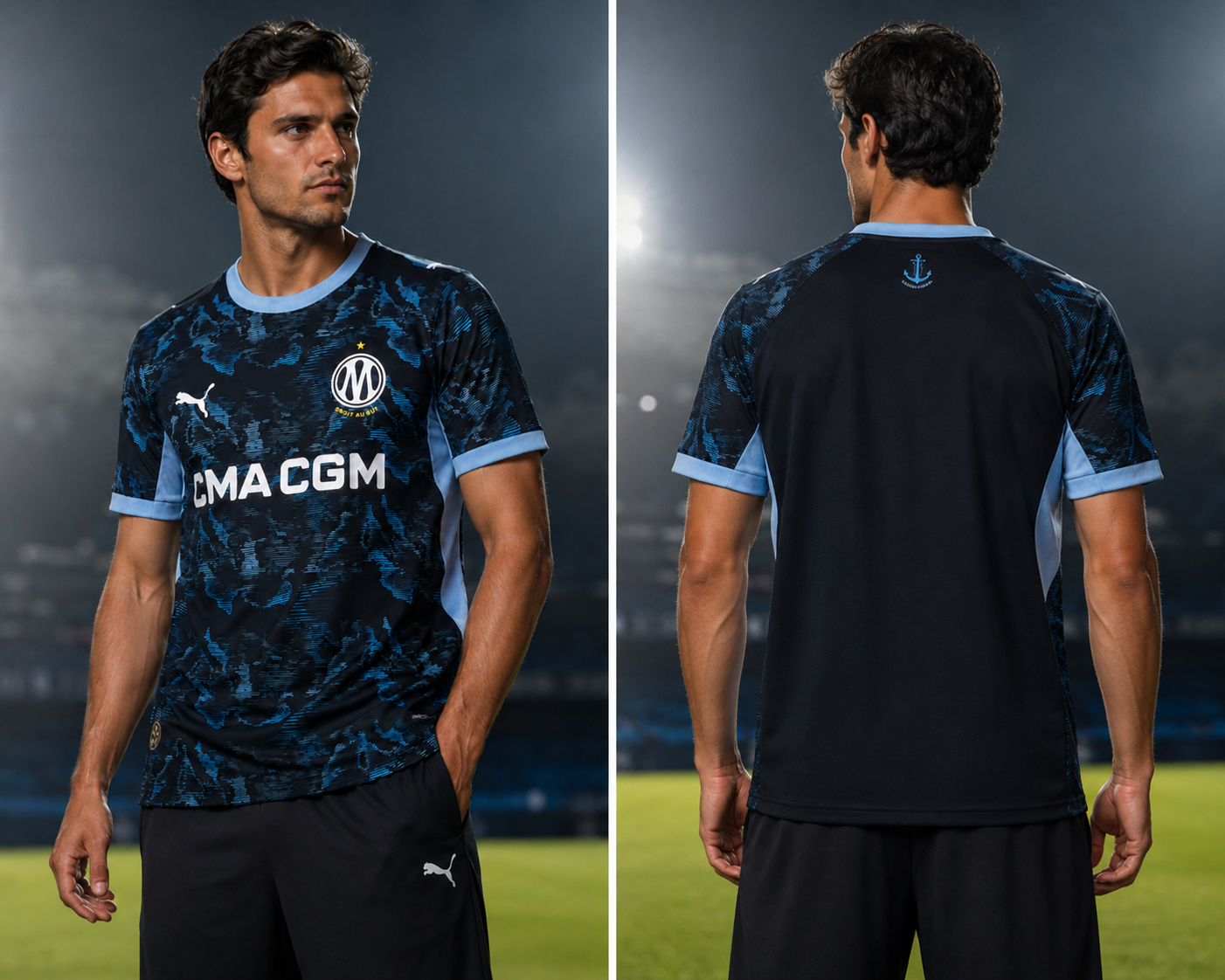 Maillot Olympique de Marseille Extérieur 2026-2027 Bleu Marine – Jersey Football OM