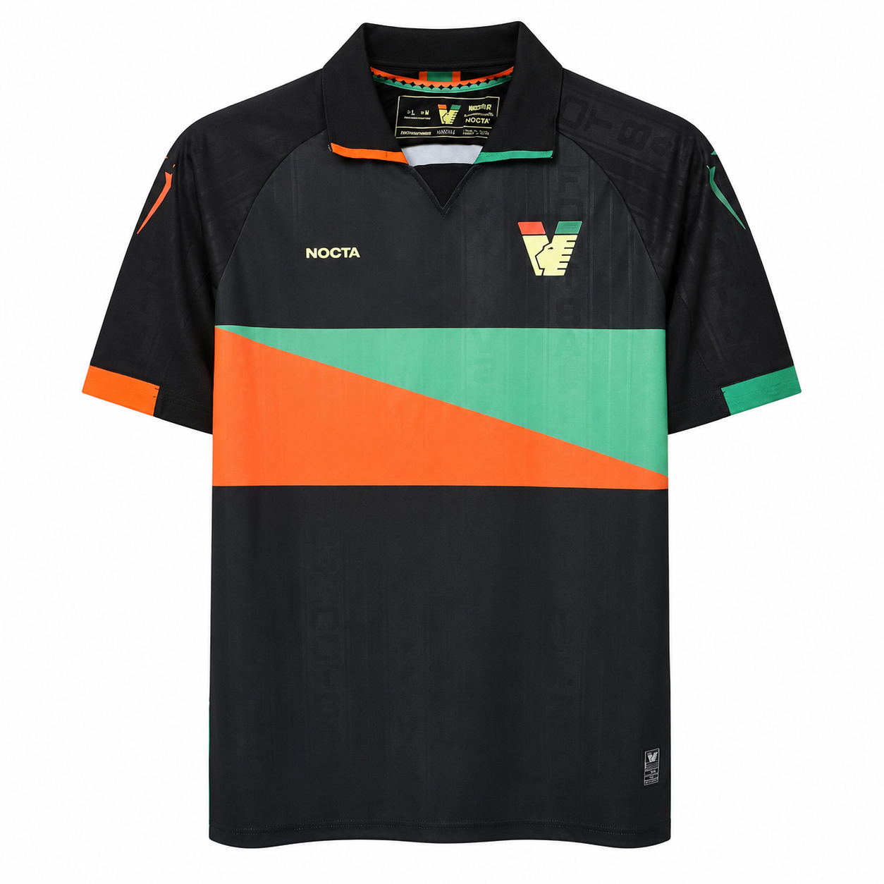Maillot Venezia FC Domicile 2026-2027 – Noir, Vert & Orange