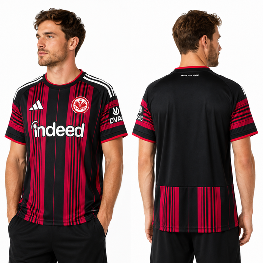 Maillot Eintracht Francfort Home 2026-2027 – Domicile Noir Rouge