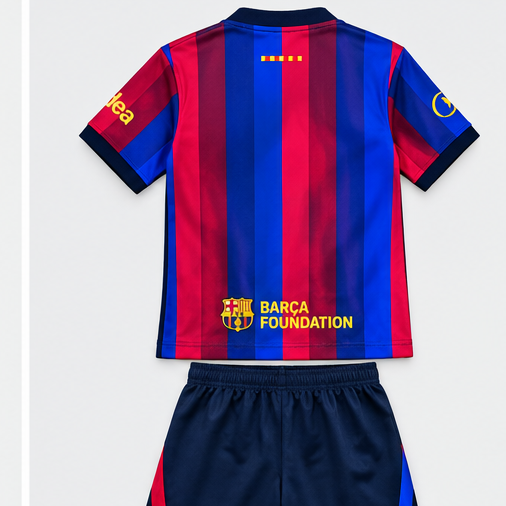 Ensemble enfant FC Barcelone x Golf Wang El Clásico 2026/27 maillot et short - dos