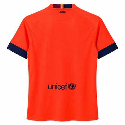 FC Barcelone maillot extérieur rétro corail 2014/2015 dos