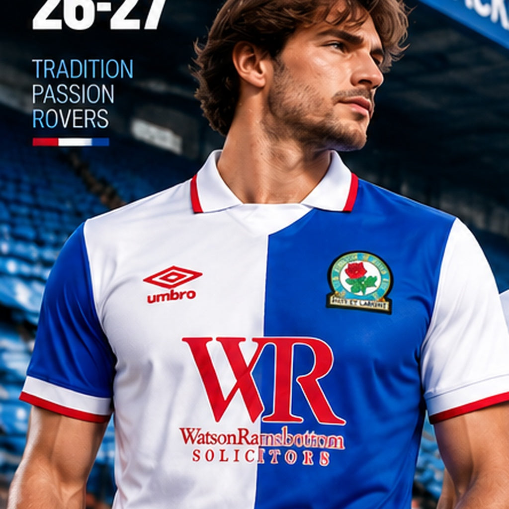 Maillot Blackburn Rovers domicile 2026-2027 porté