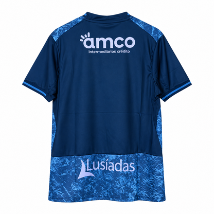 SC Braga extérieur bleu 2026-2027 dos fond blanc