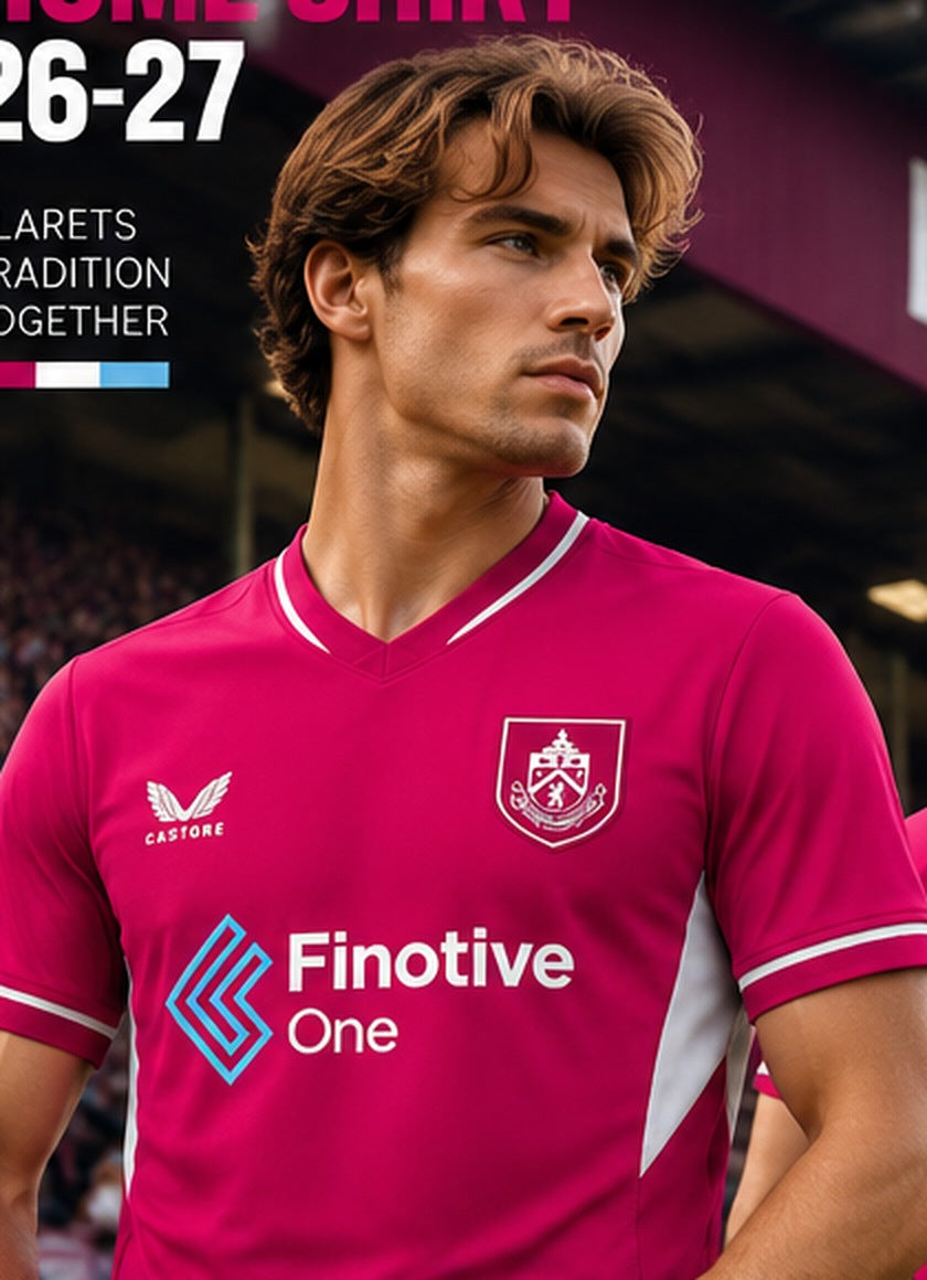 Maillot Burnley porté mannequin