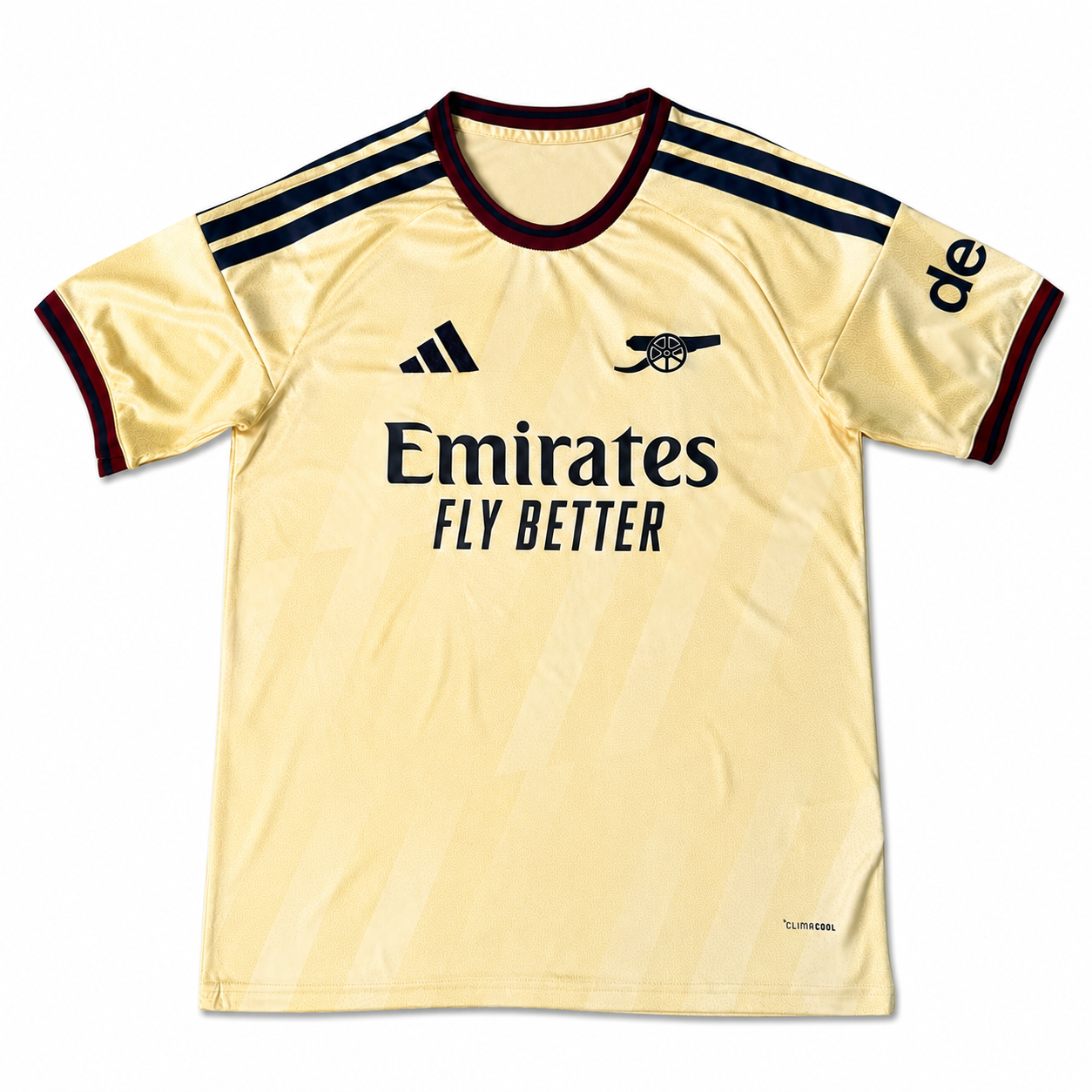 Maillot Extérieur Arsenal 2026-2027 Beige Or & Bleu Marine