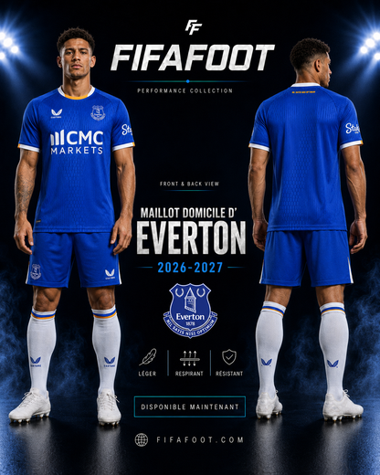 Maillot Everton Domicile 2026-2027 – Bleu Royal