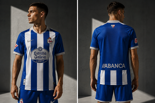 Maillot Deportivo La Corogne Domicile 2026-2027 Bleu Blanc – Jersey Football RC Deportivo
