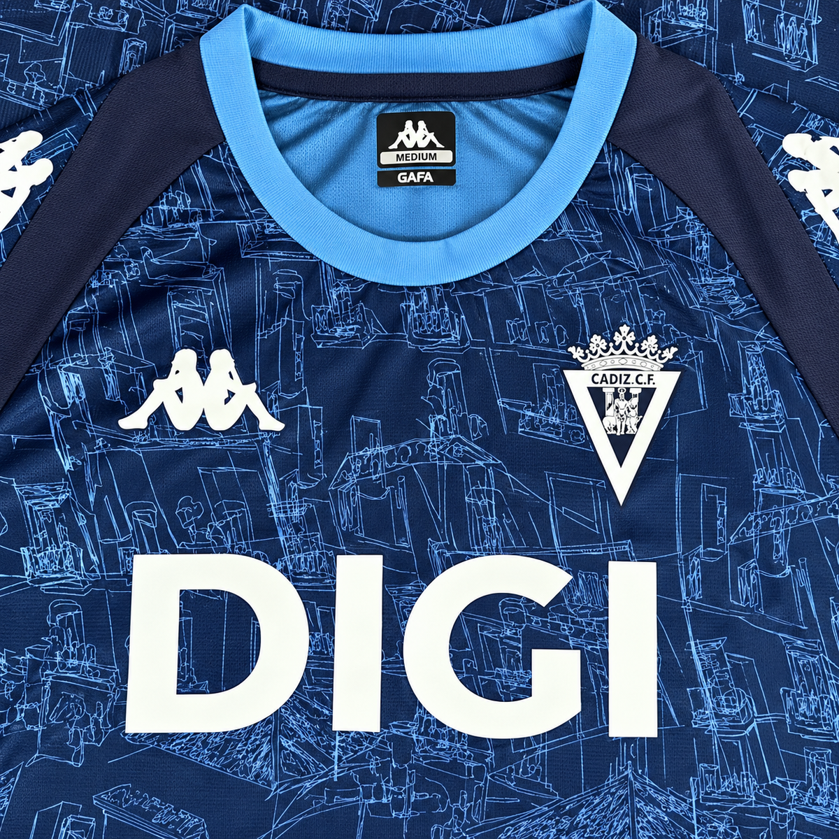 Maillot Cádiz CF extérieur 2026-2027 – details