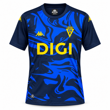 Maillot Cádiz CF édition spéciale 2026-2027 – face sur fond blanc