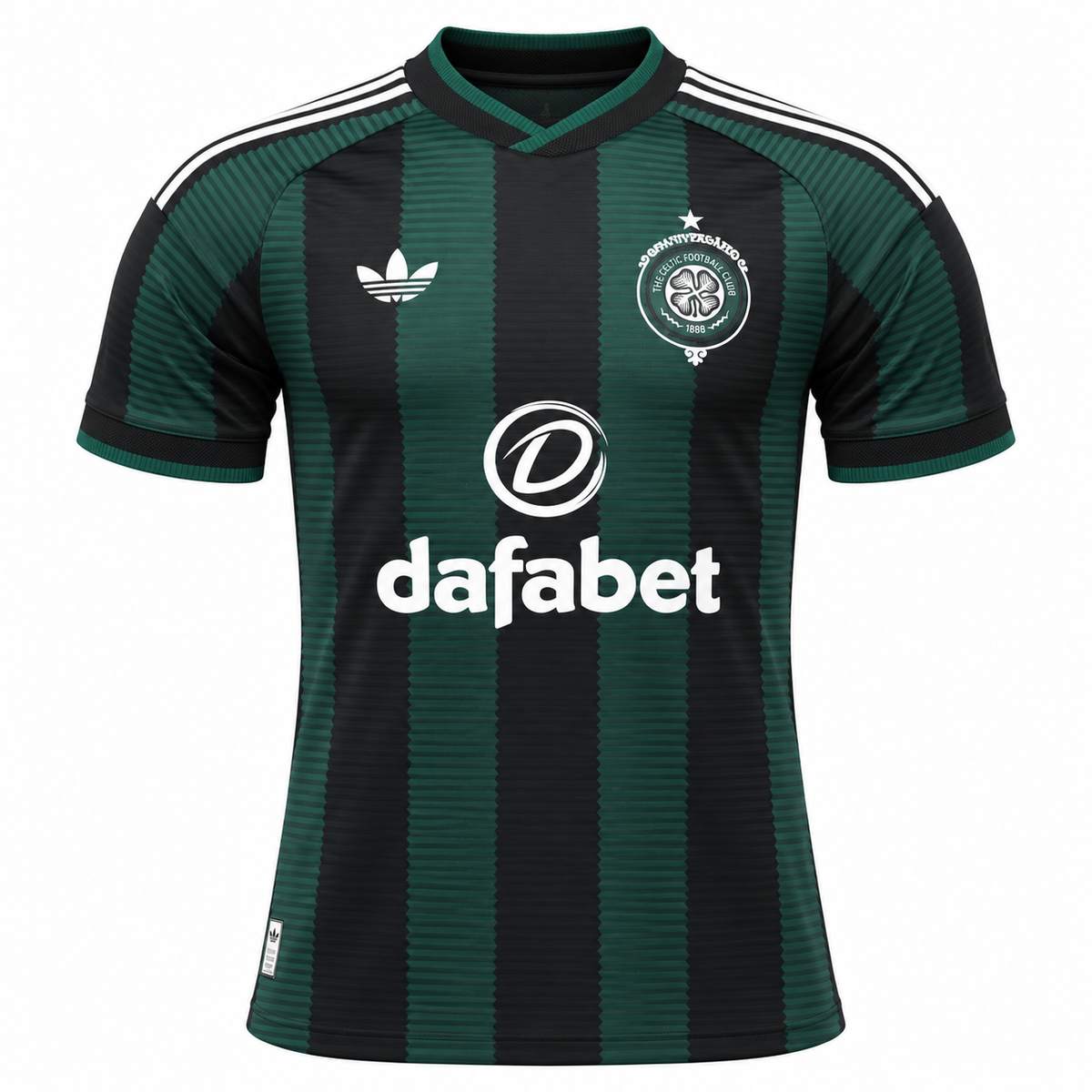 Maillot Celtic extérieur 2026-2027 vert et noir – vue de face