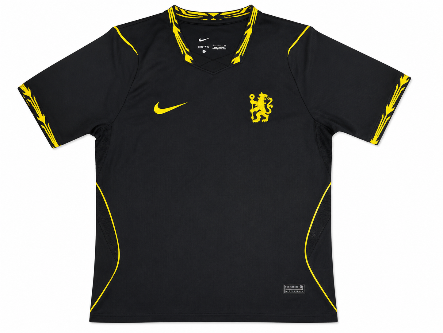 Maillot Chelsea Extérieur 2026-2027 – Noir & Jaune