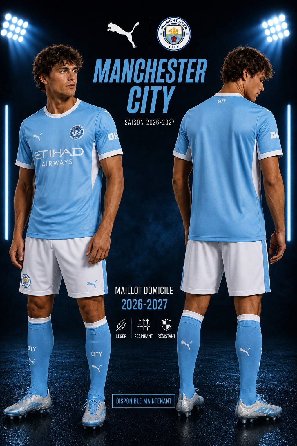 Maillot Domicile Manchester City 2026-2027