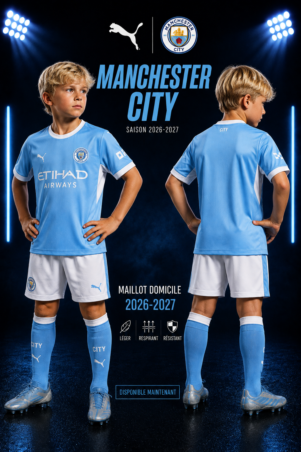 Maillot Domicile Manchester City 2026-2027