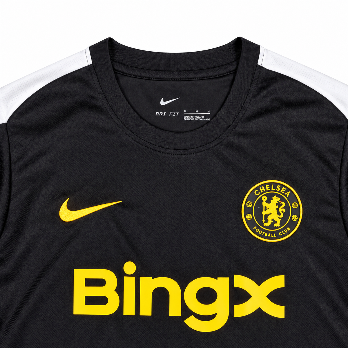 Maillot Chelsea pré-match noir 2026-2027 — detail