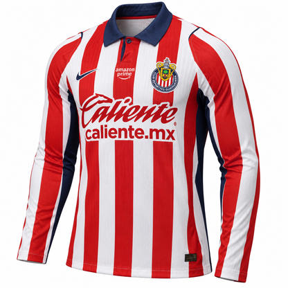 Maillot Chivas domicile 2026-2027 manches longues – vue en perspective